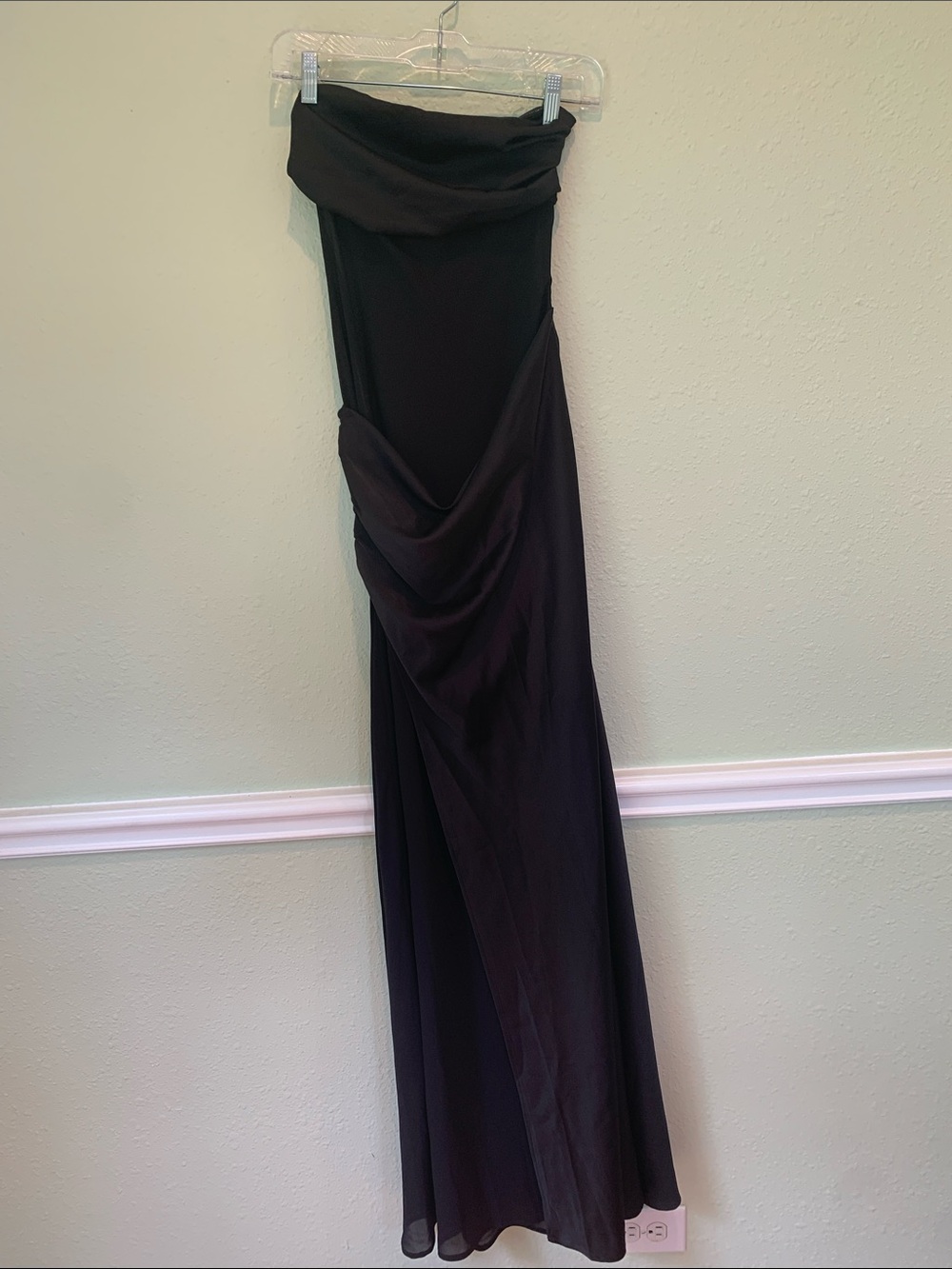 Peppermayo NWT Champagne Skies Maxi Dress Black Size 4 - Picture 3 of 7